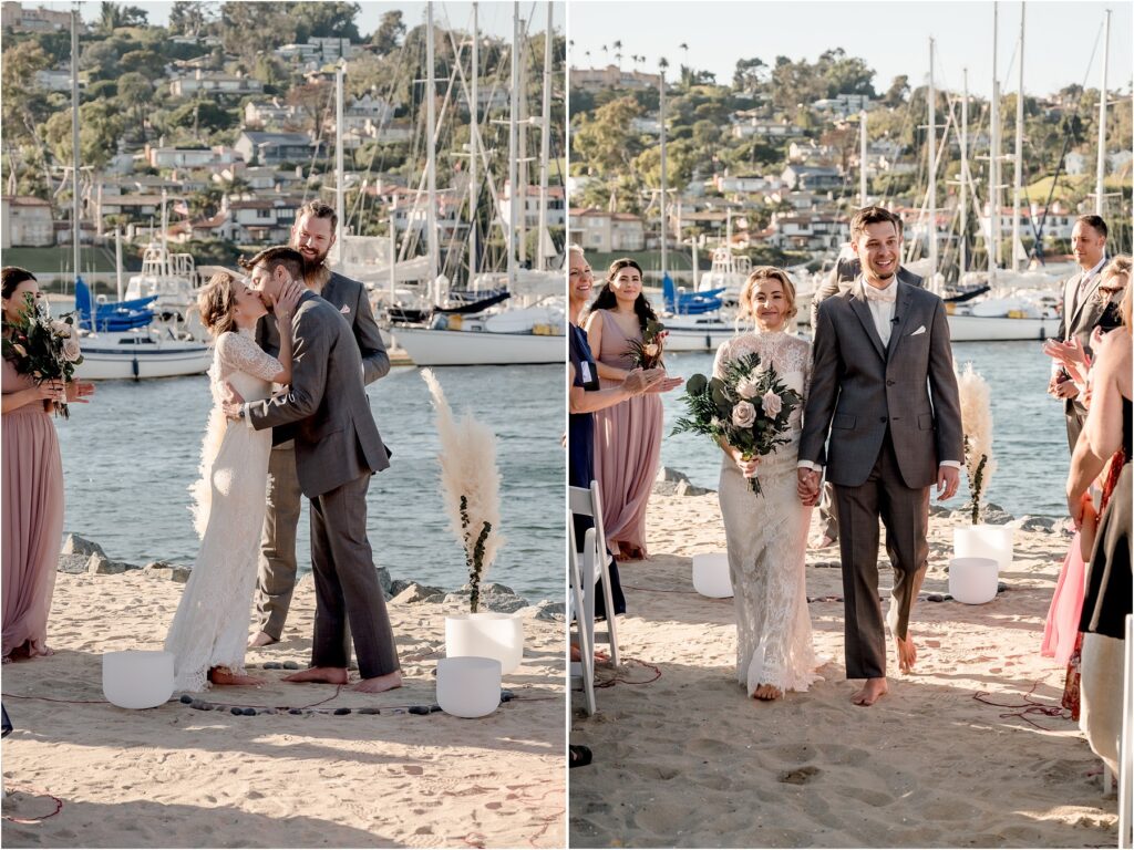 Kona Kai Resort San Diego Wedding Ceremony on Beach