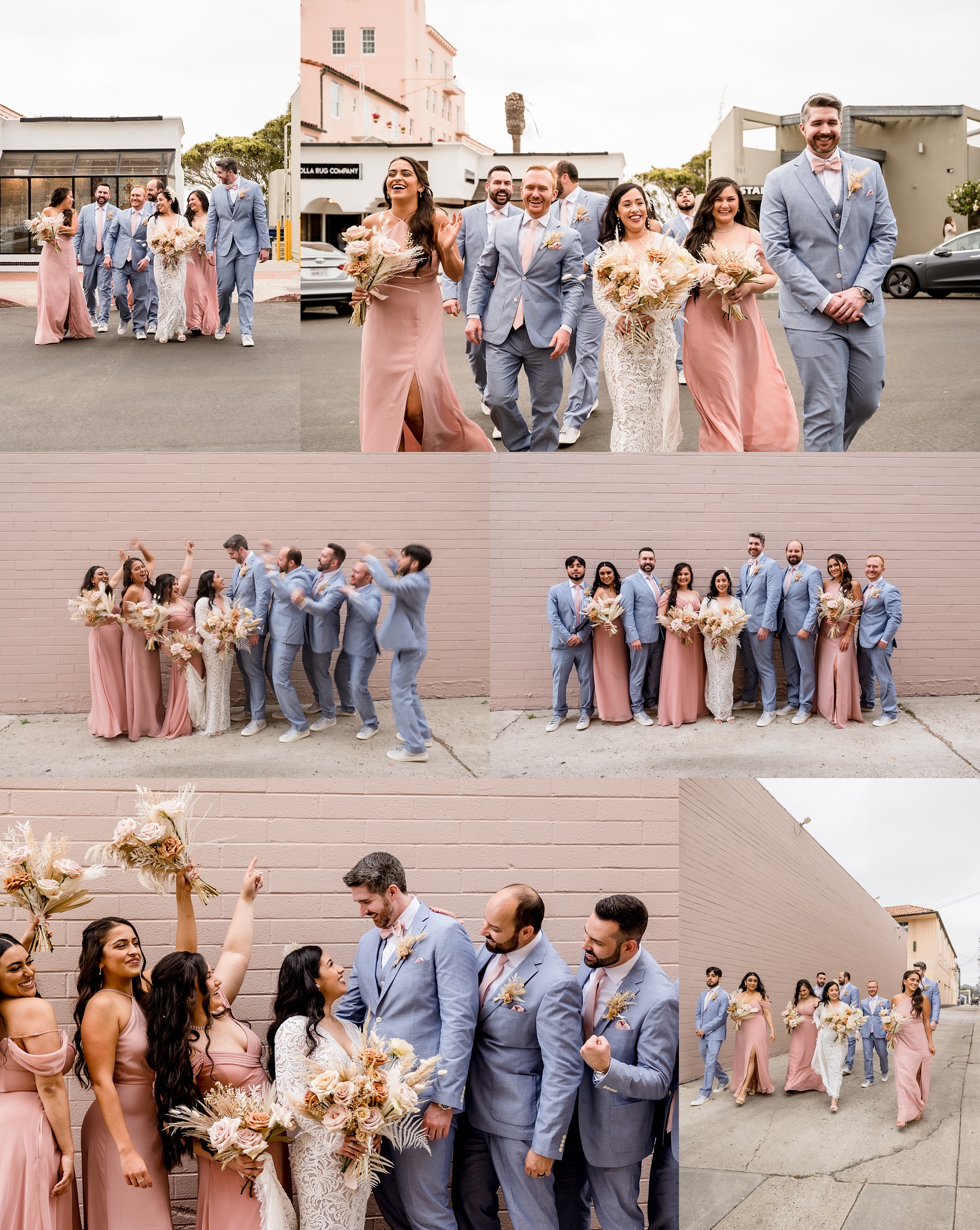 La Jolla Wedding Photography Bridal Party 