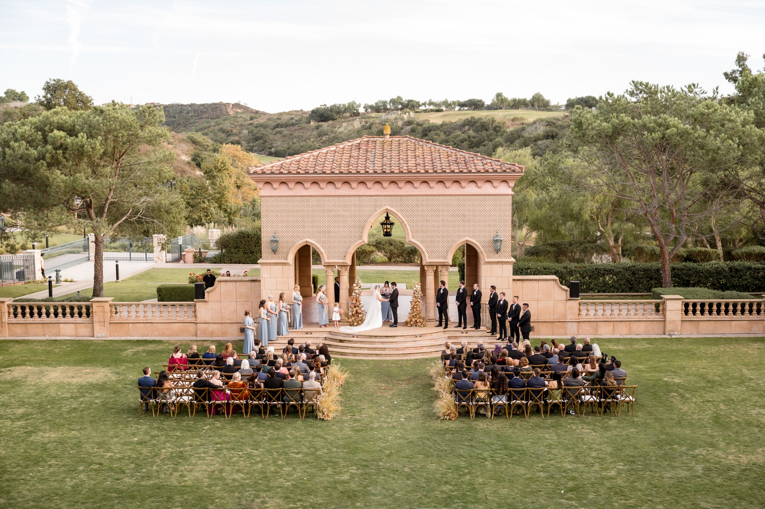 Wedding ceremony site at fairmount grand del mar San Diego CA